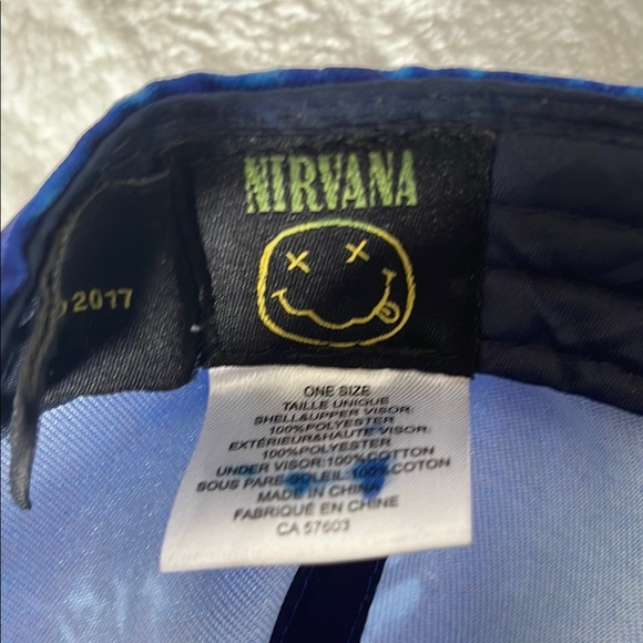 Nirvana Blue Tie-Dye hat - Picture 2 of 3